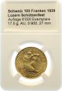 100 Franken 1939 B - Luzern Schützenfest